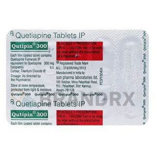 Qutipin 300 mg Sun Pharmaceuticals Industries